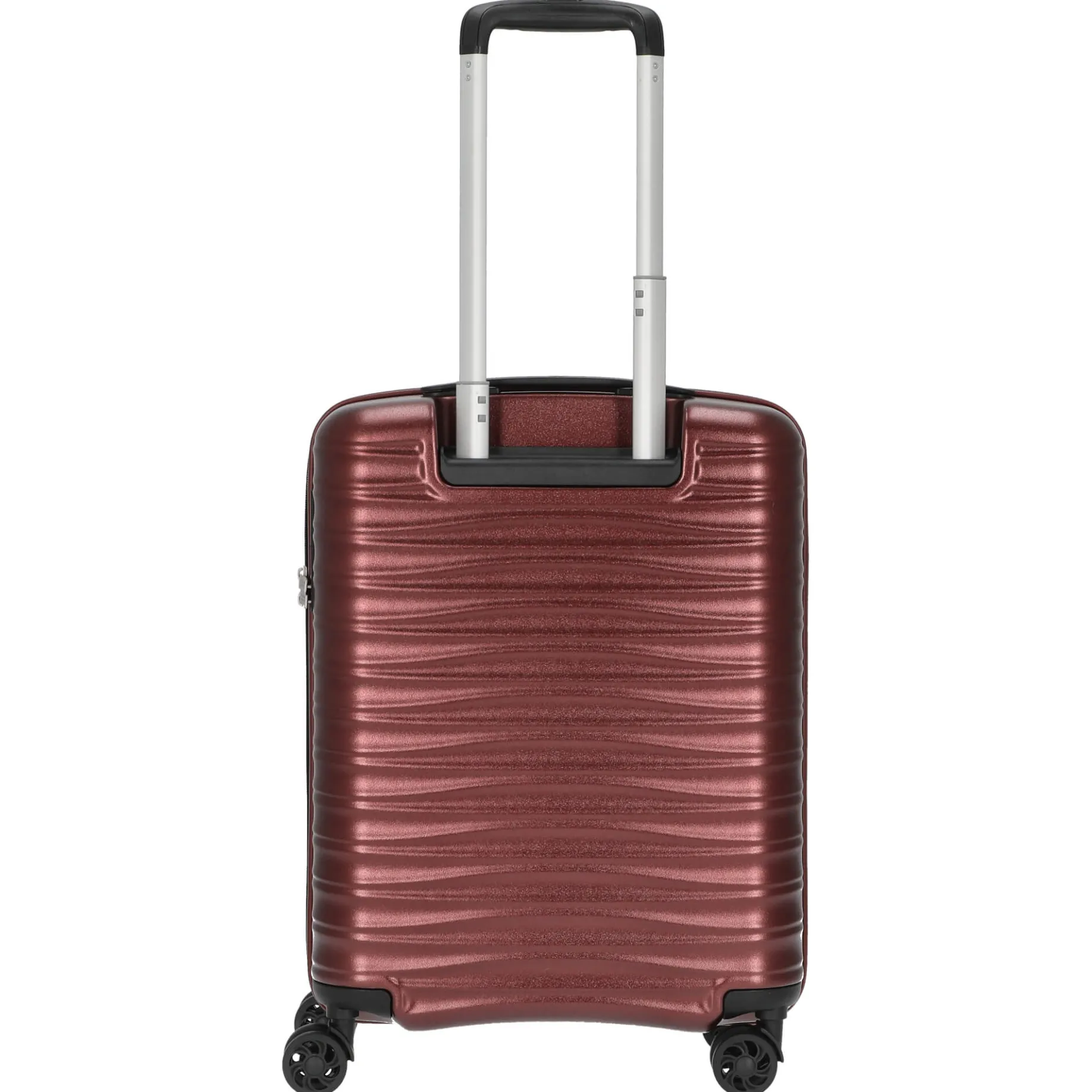 Wave - 4-Rollen Kabinentrolley S 55 cm (rosso scuro)
