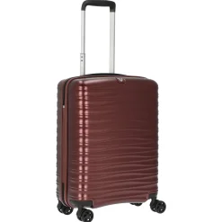 Wave - 4-Rollen Kabinentrolley S 55 cm (rosso scuro)