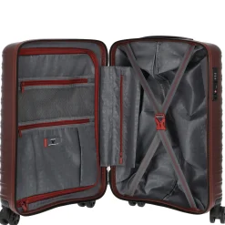 Wave - 4-Rollen Kabinentrolley S 55 cm (rosso scuro)