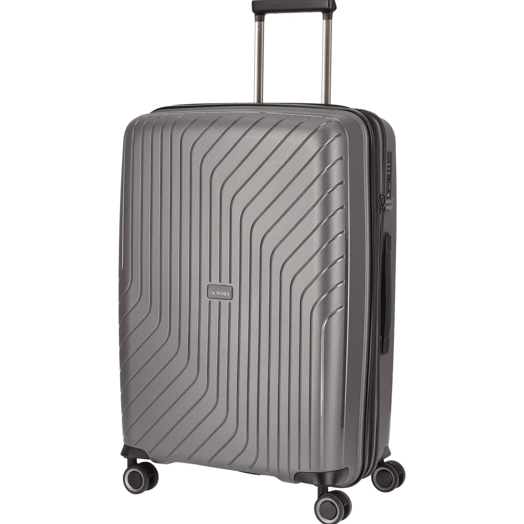 Wave - 4-Rollen-Trolley M 67 cm erw. (anthrazit)