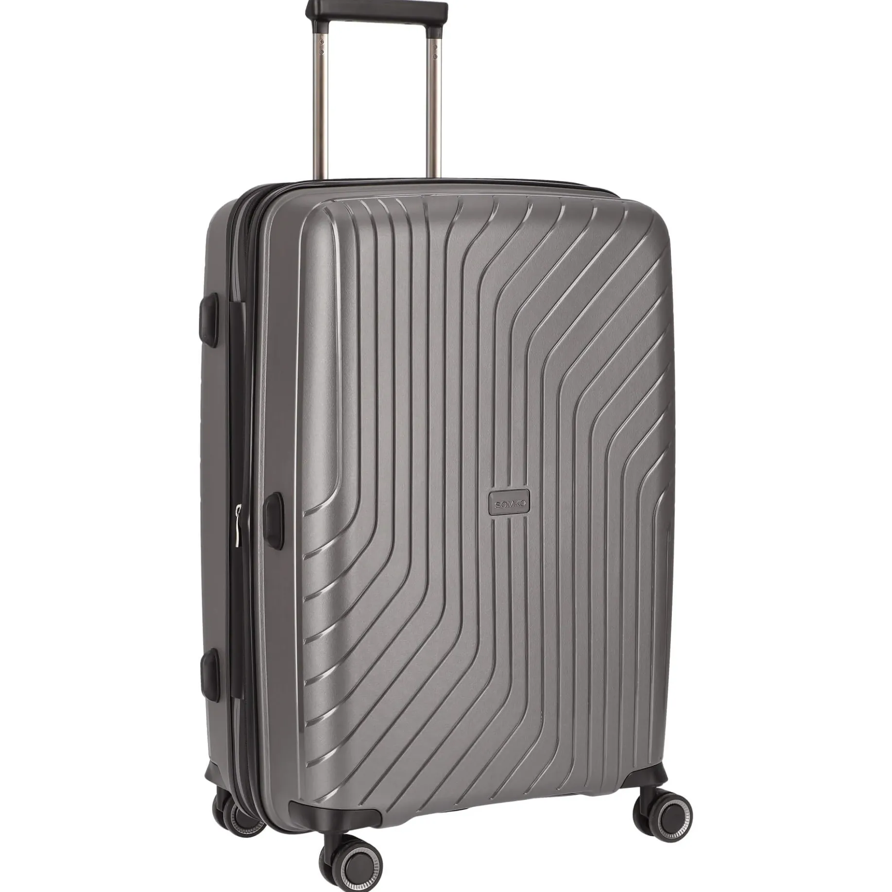 Wave - 4-Rollen-Trolley M 67 cm erw. (anthrazit)
