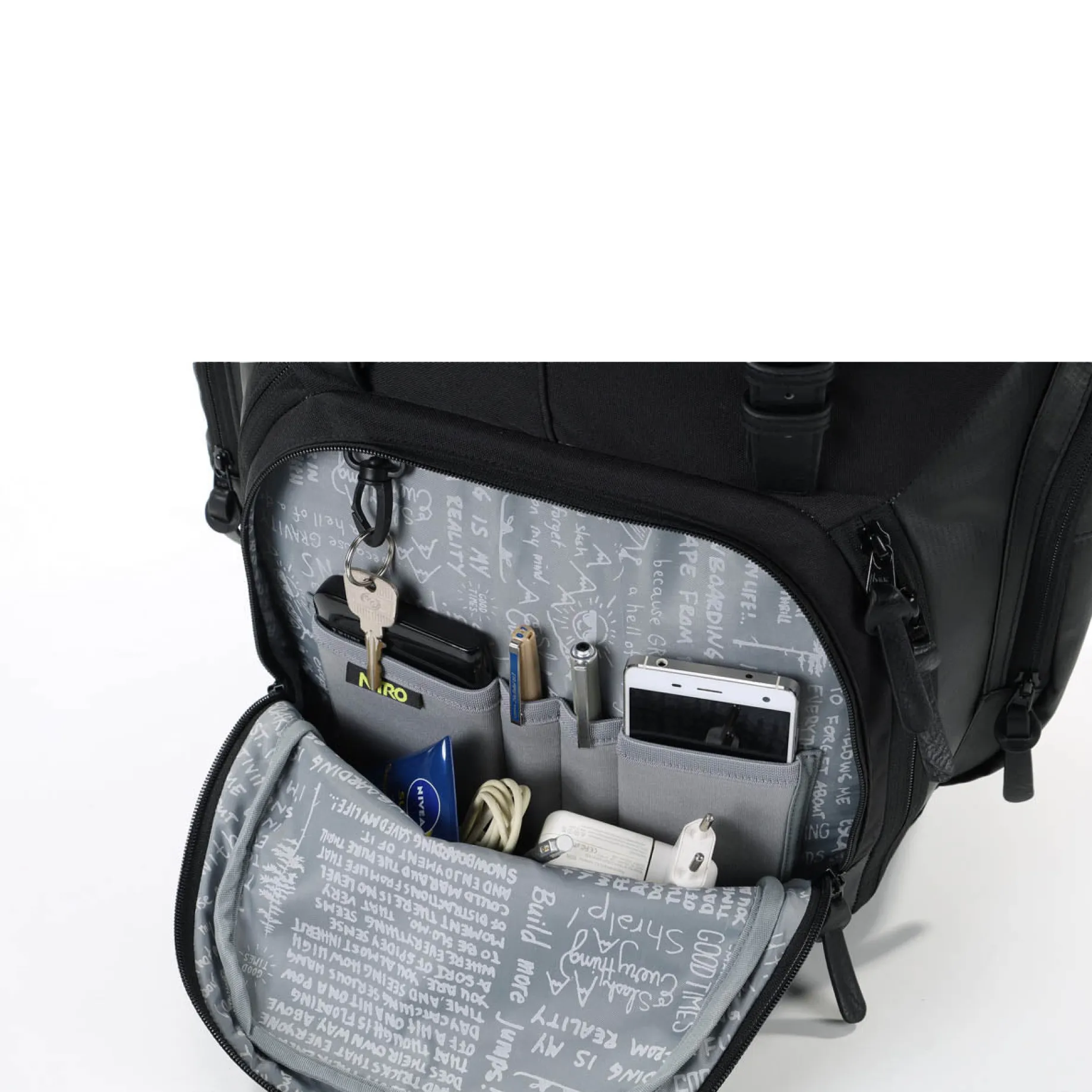 Weekender - Reiserucksack 55 cm (tough black)