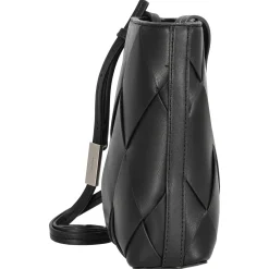 Woven Square - Umhängetasche 20 cm (ck black)