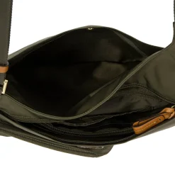 X-Bag Hipster - Schultertasche 32 cm (olive)