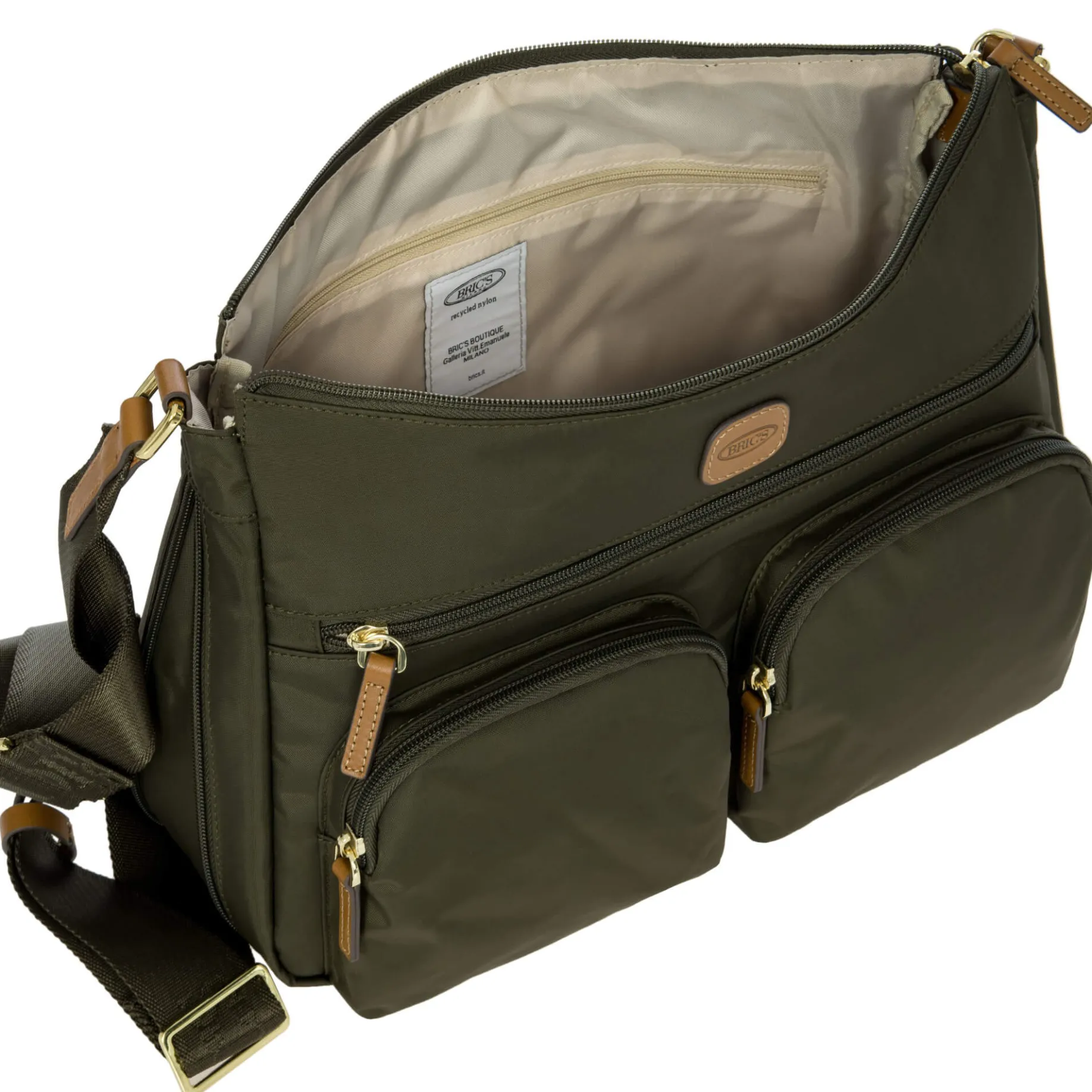 X-Bag Shopper M - Schultertasche 34 cm (olive)