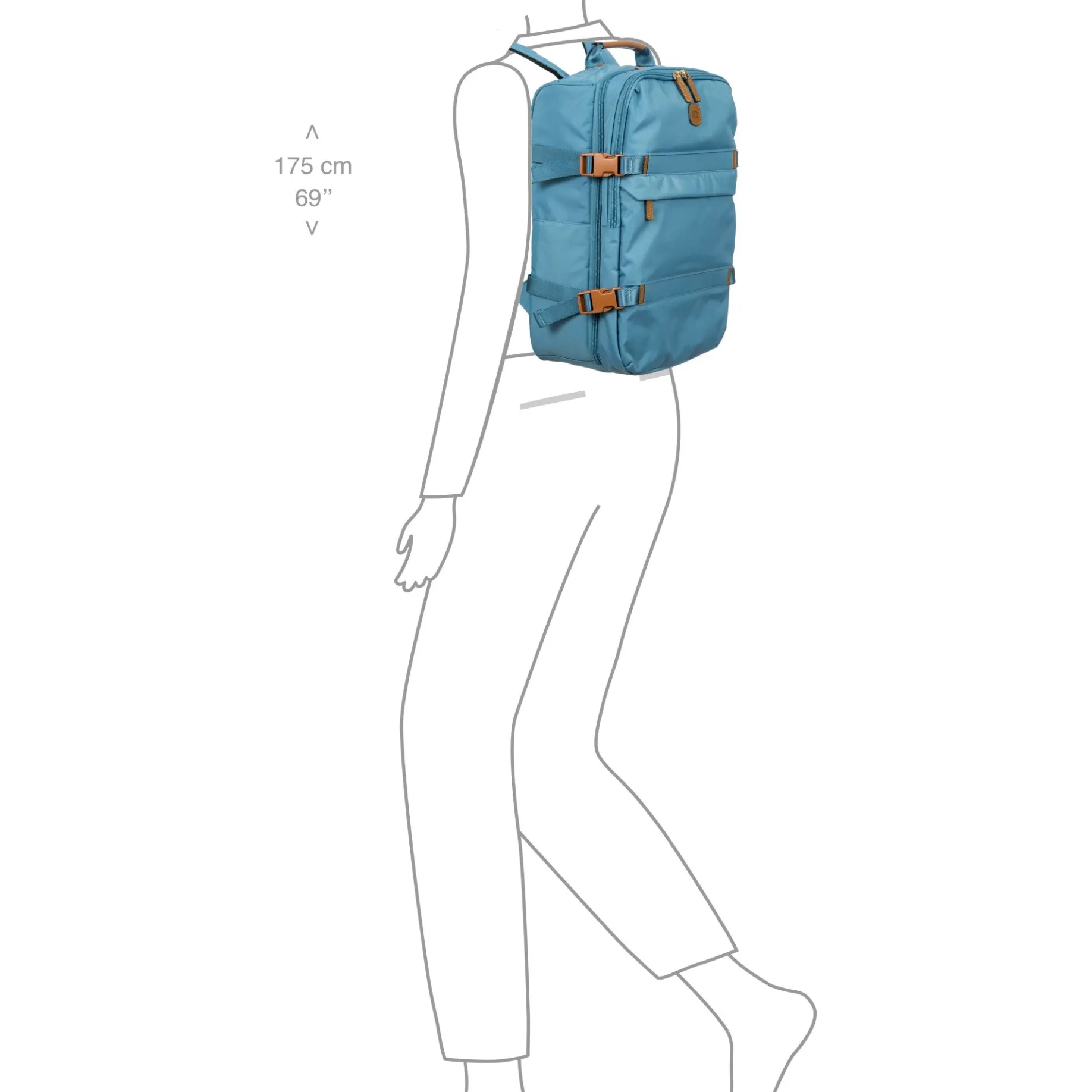 X-Bag Travel - Reiserucksack 42 cm (sky)