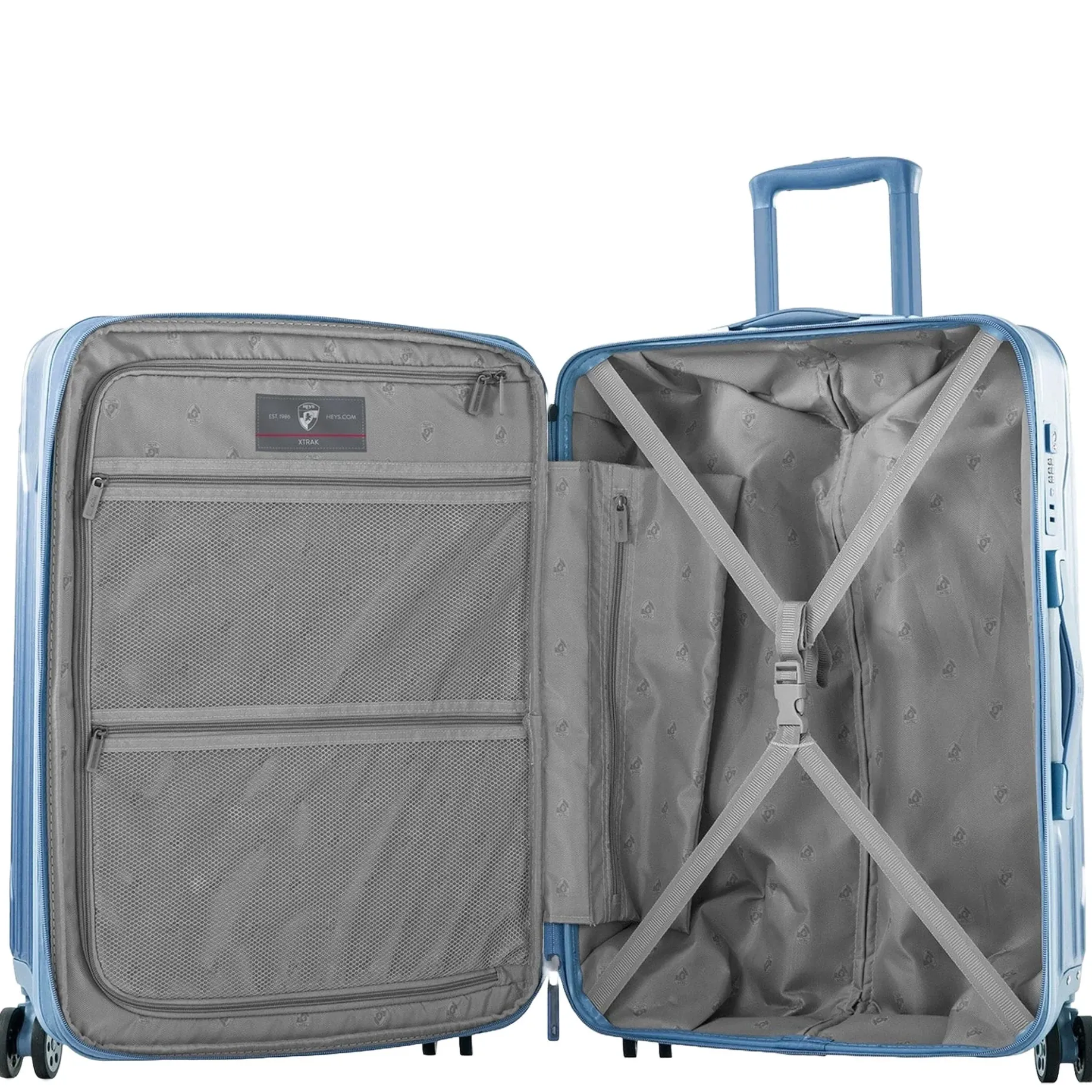 Xtrak - 4-Rollen-Trolley M 66 cm erw. (icy blue)