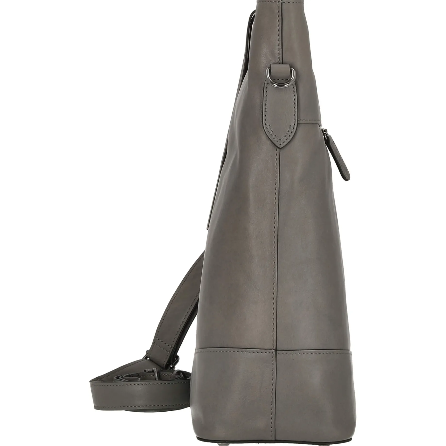 Yay - Unhängetasche 35 cm Rindsleder (granite)