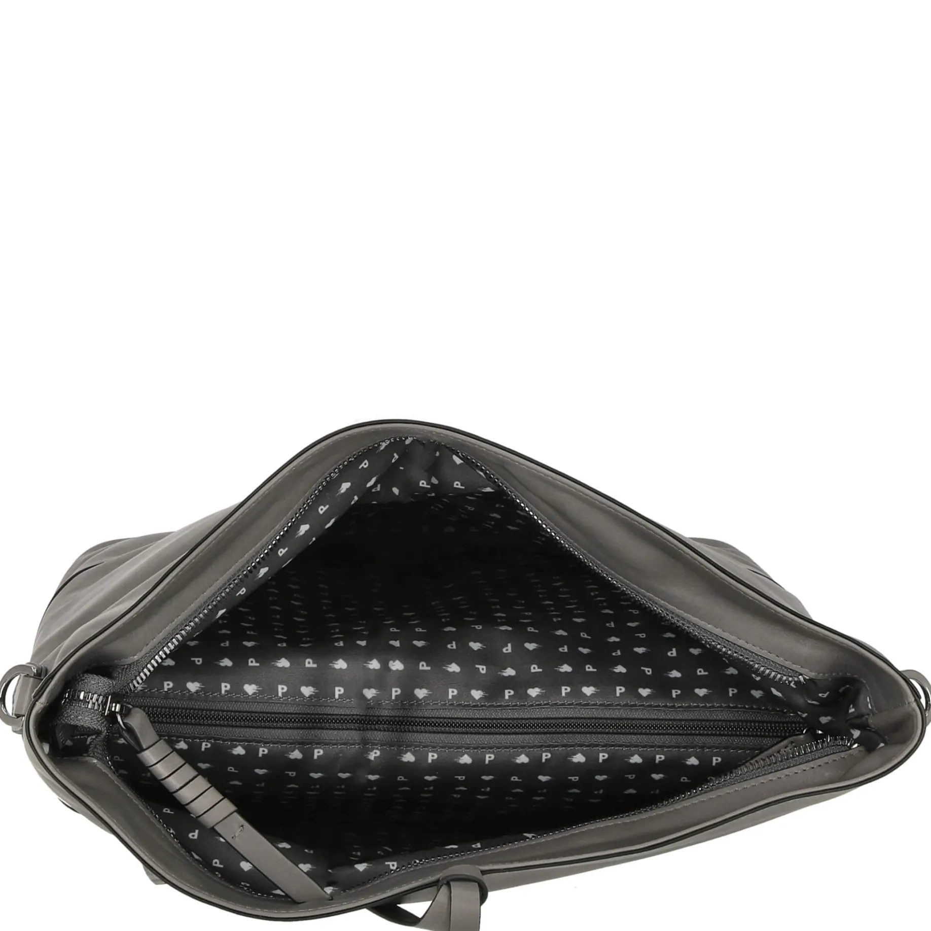 Yay - Unhängetasche 35 cm Rindsleder (granite)