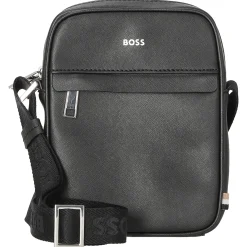 Zair Ns Zip - Umhängetasche Leder 21 cm (schwarz)