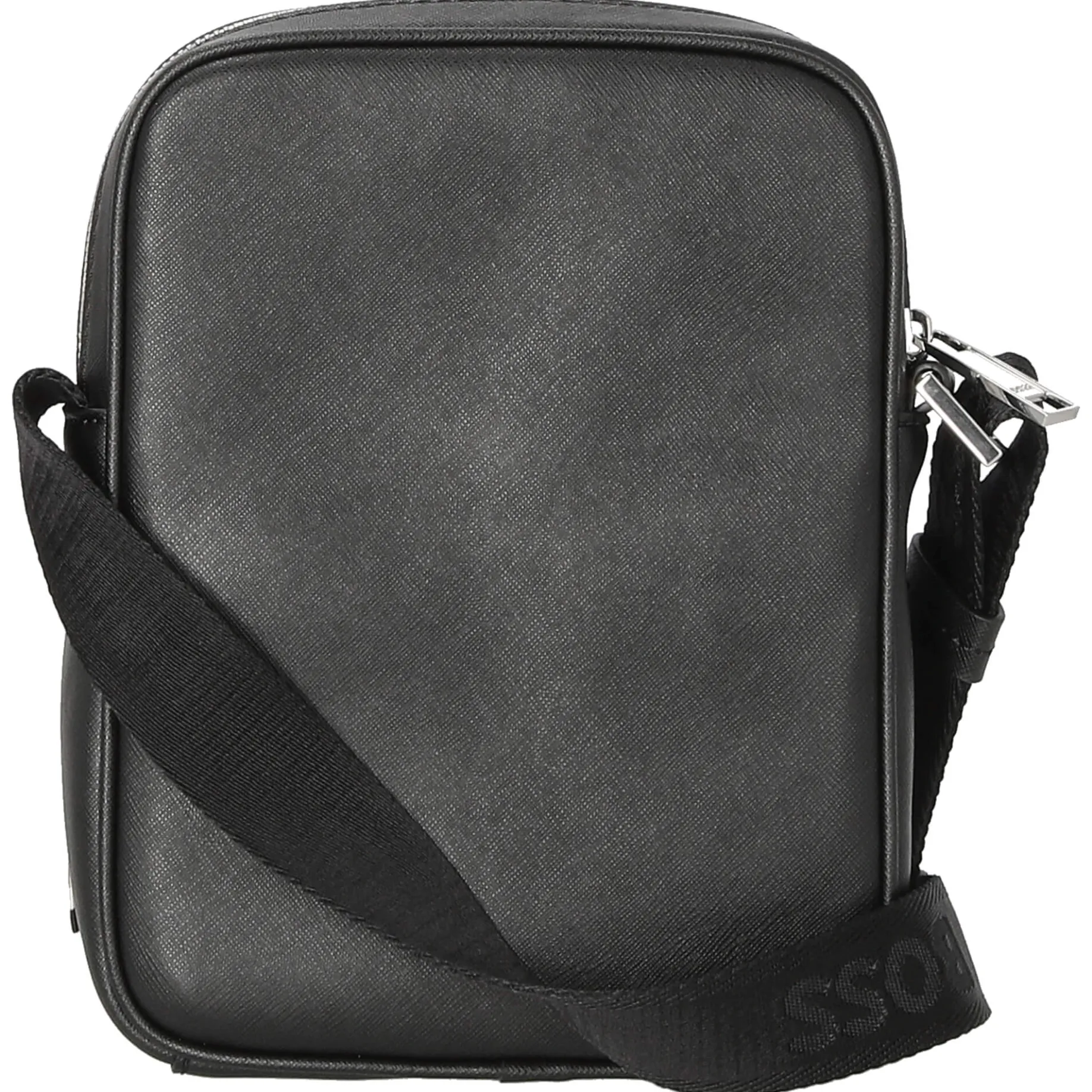 Zair Ns Zip - Umhängetasche Leder 21 cm (schwarz)