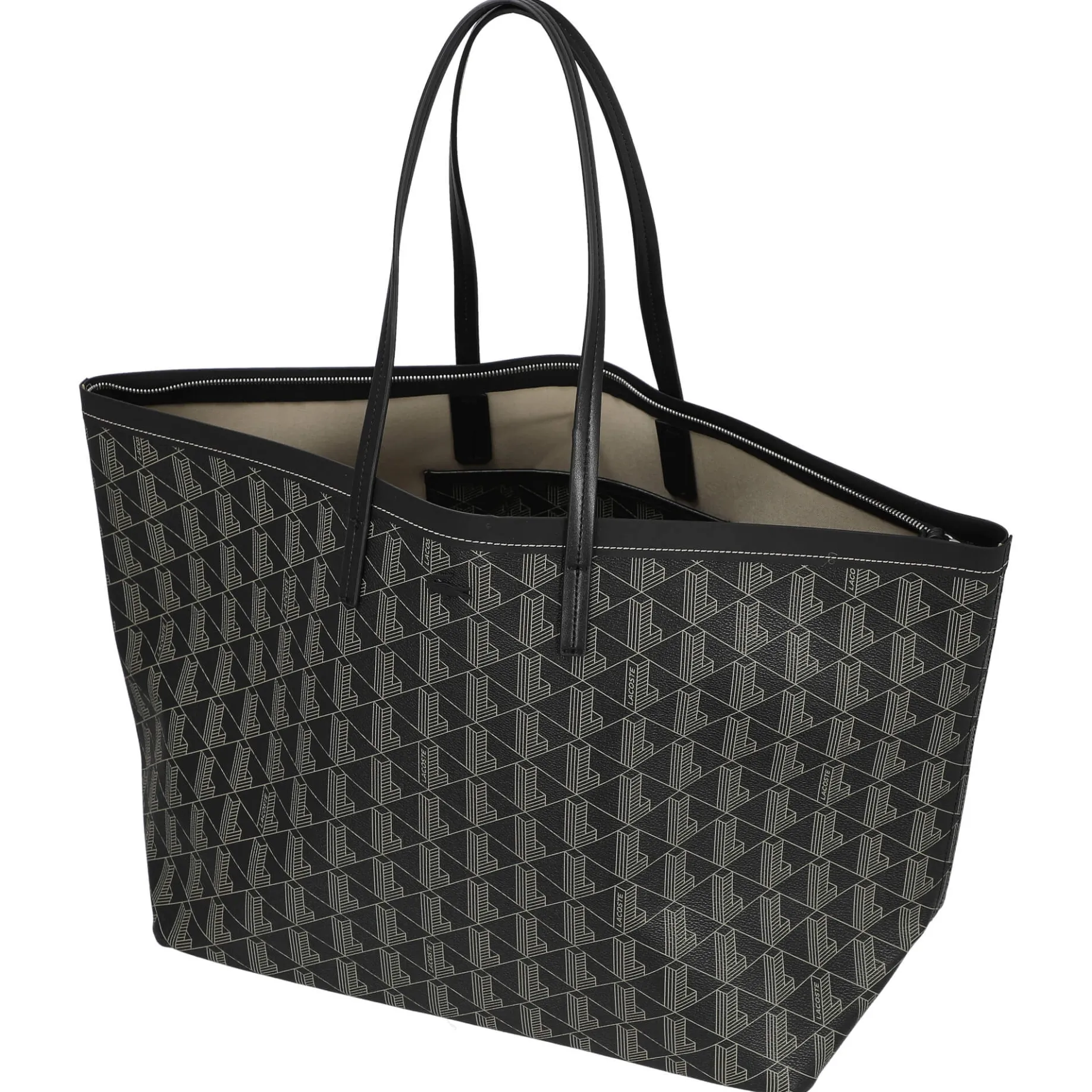 Zely - Shopper L (mono noir beige)