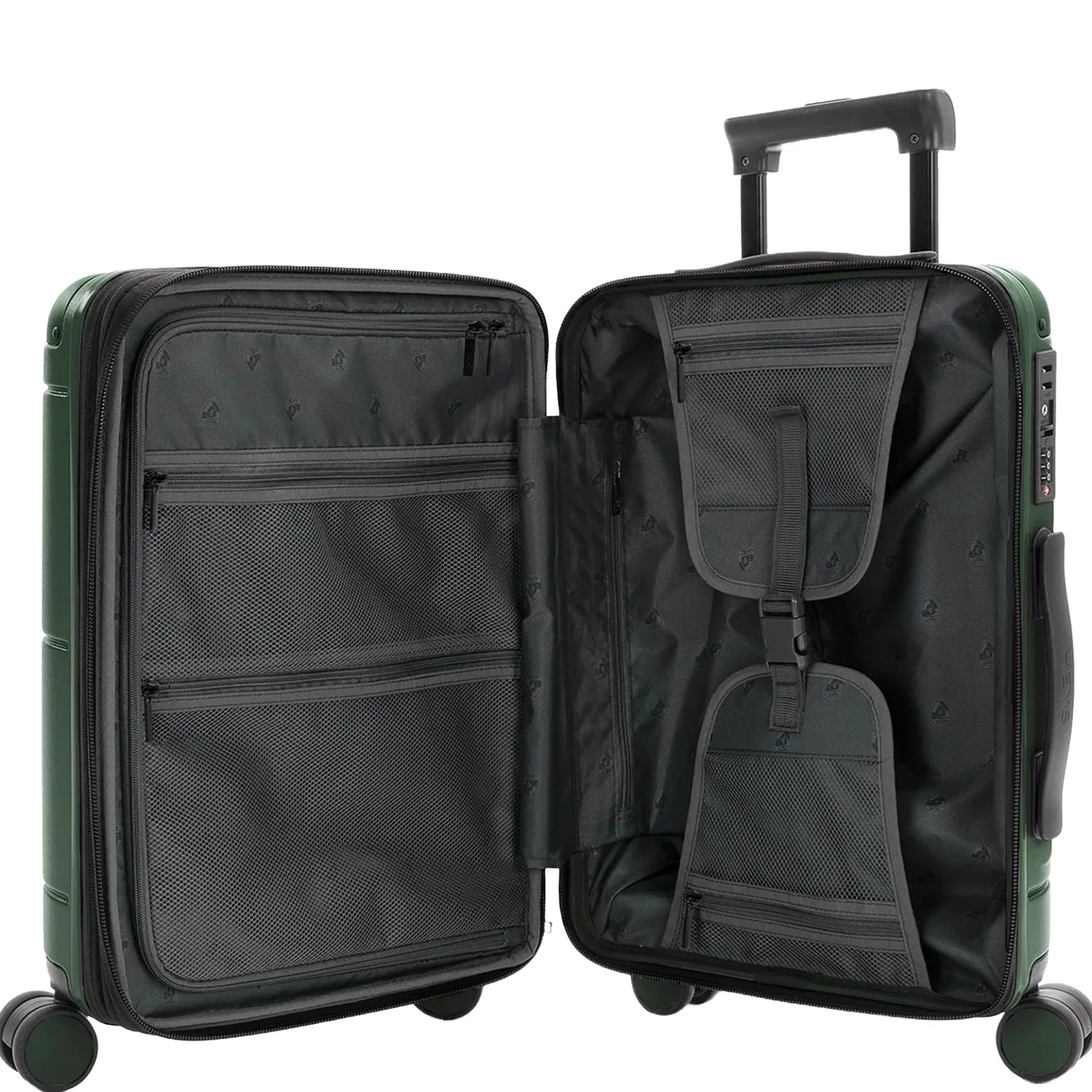 Zen - 4-Rollen-Kabinentrolley S 54.5 cm erw. (grün)