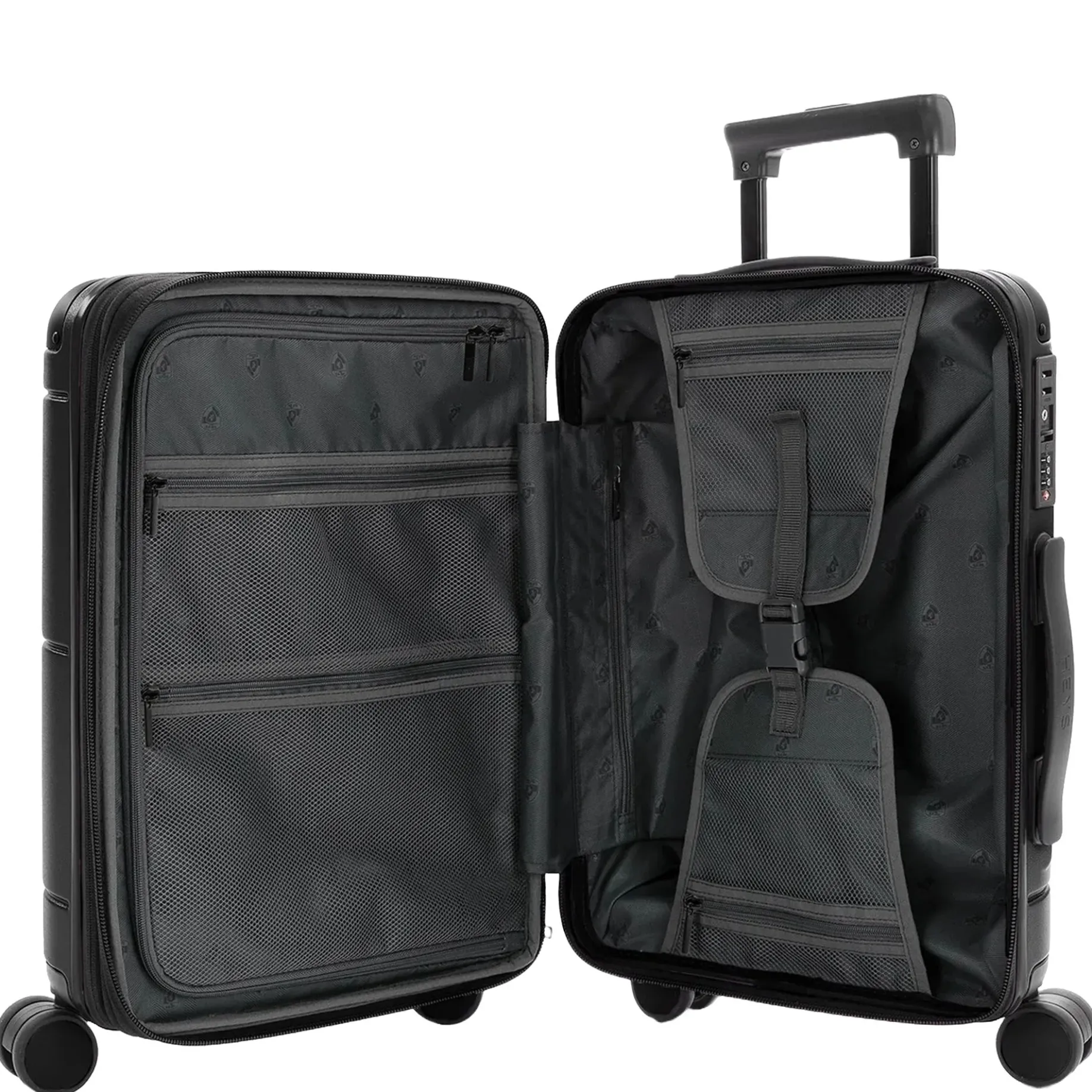 Zen - 4-Rollen-Kabinentrolley S 54.5 cm erw. (schwarz)