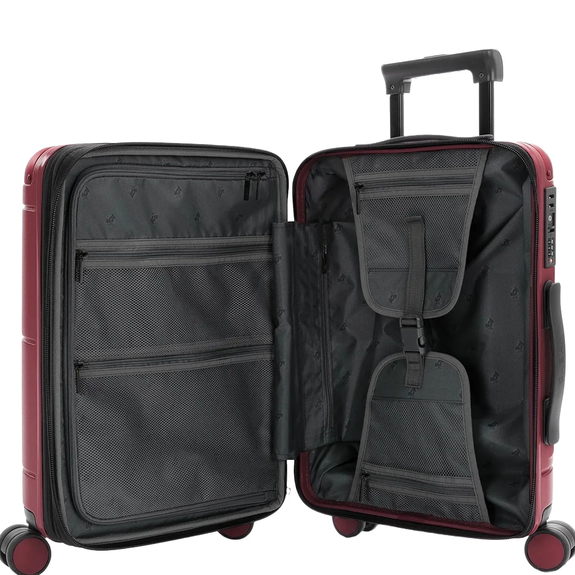 Zen - 4-Rollen-Kabinentrolley S 54.5 cm erw. (burgundy)