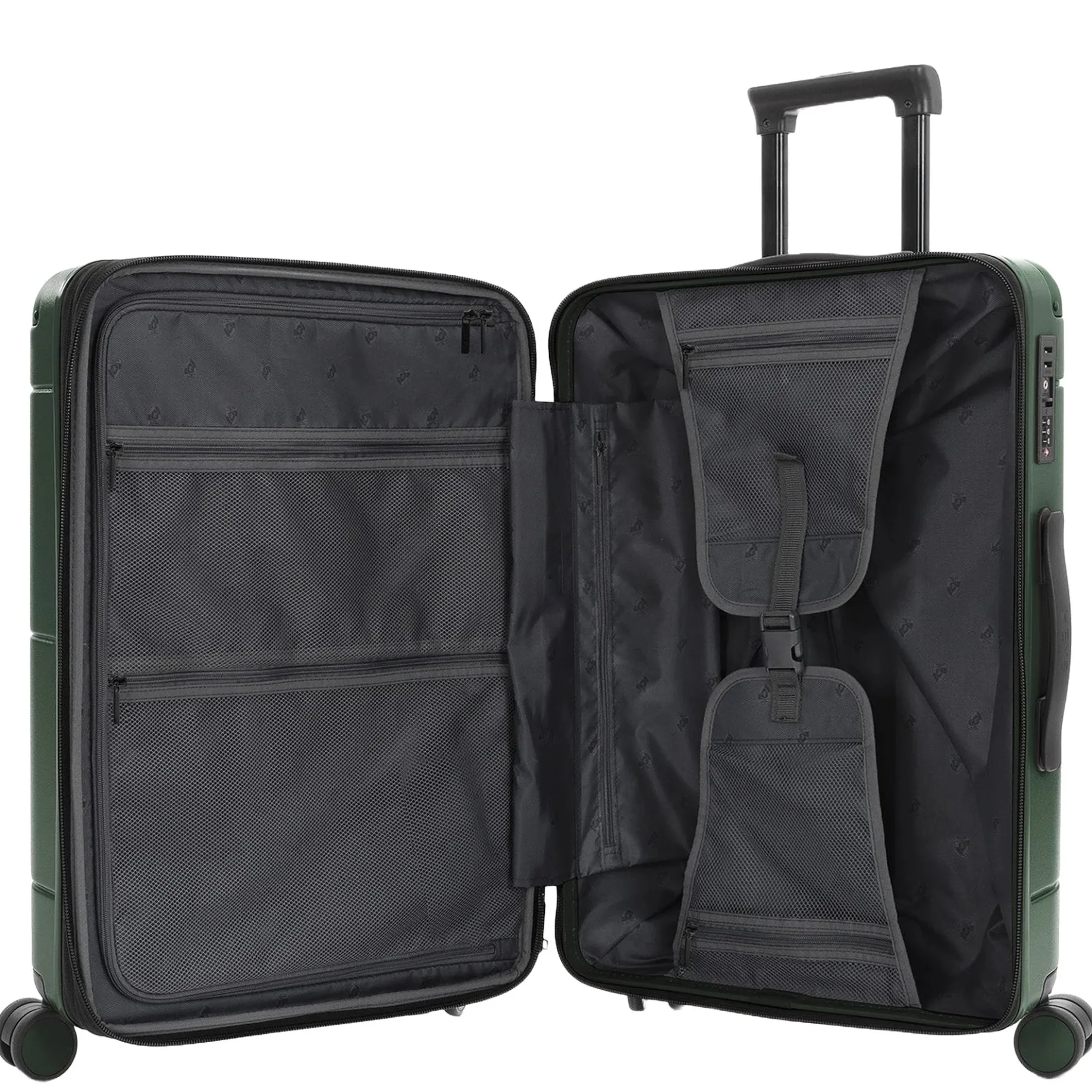 Zen - 4-Rollen-Trolley M 66 cm erw. (grün)