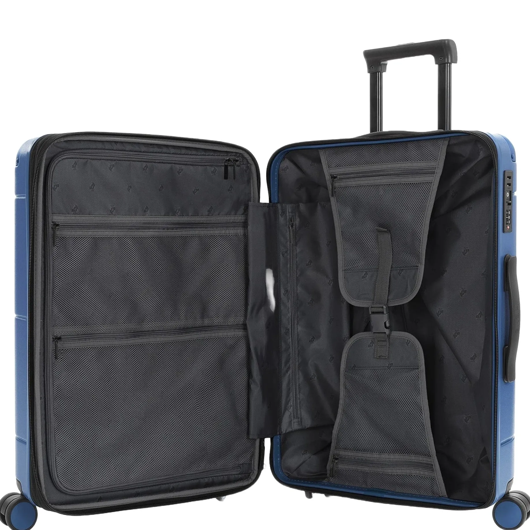 Zen - 4-Rollen-Trolley M 66 cm erw. (royal blue)