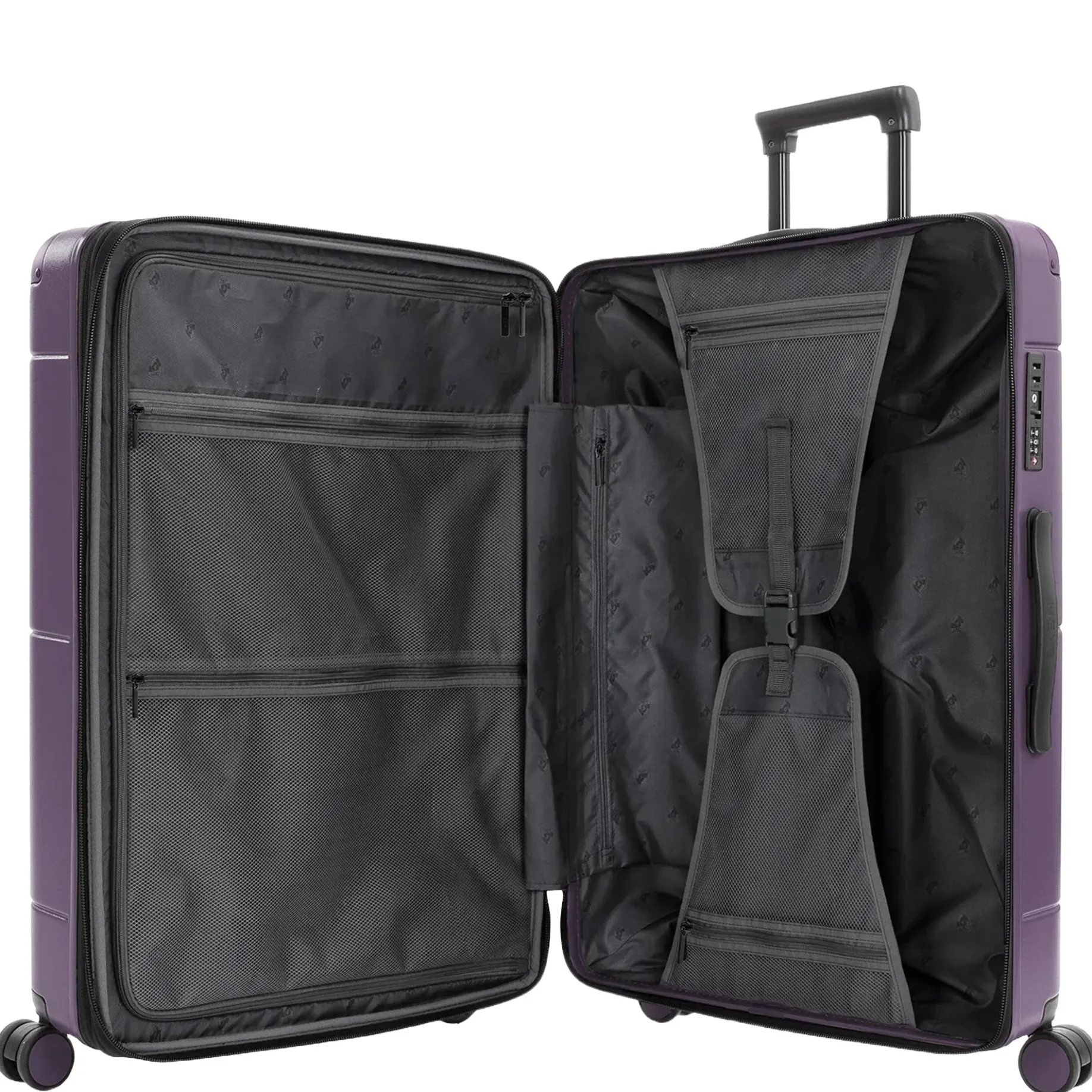 Zen - 4-Rollen-Trolley Set 3tlg. erw. (lila)