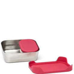 Zubehör - Brotzeitbox Edelstahl 2tlg. 16 cm (Prinzessin)