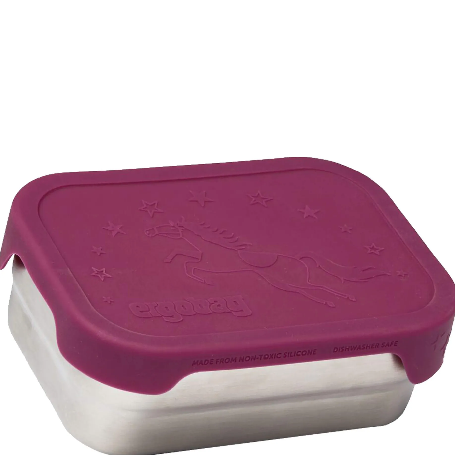Zubehör - Brotzeitbox Edelstahl 2tlg. 16 cm (Pferdestar)