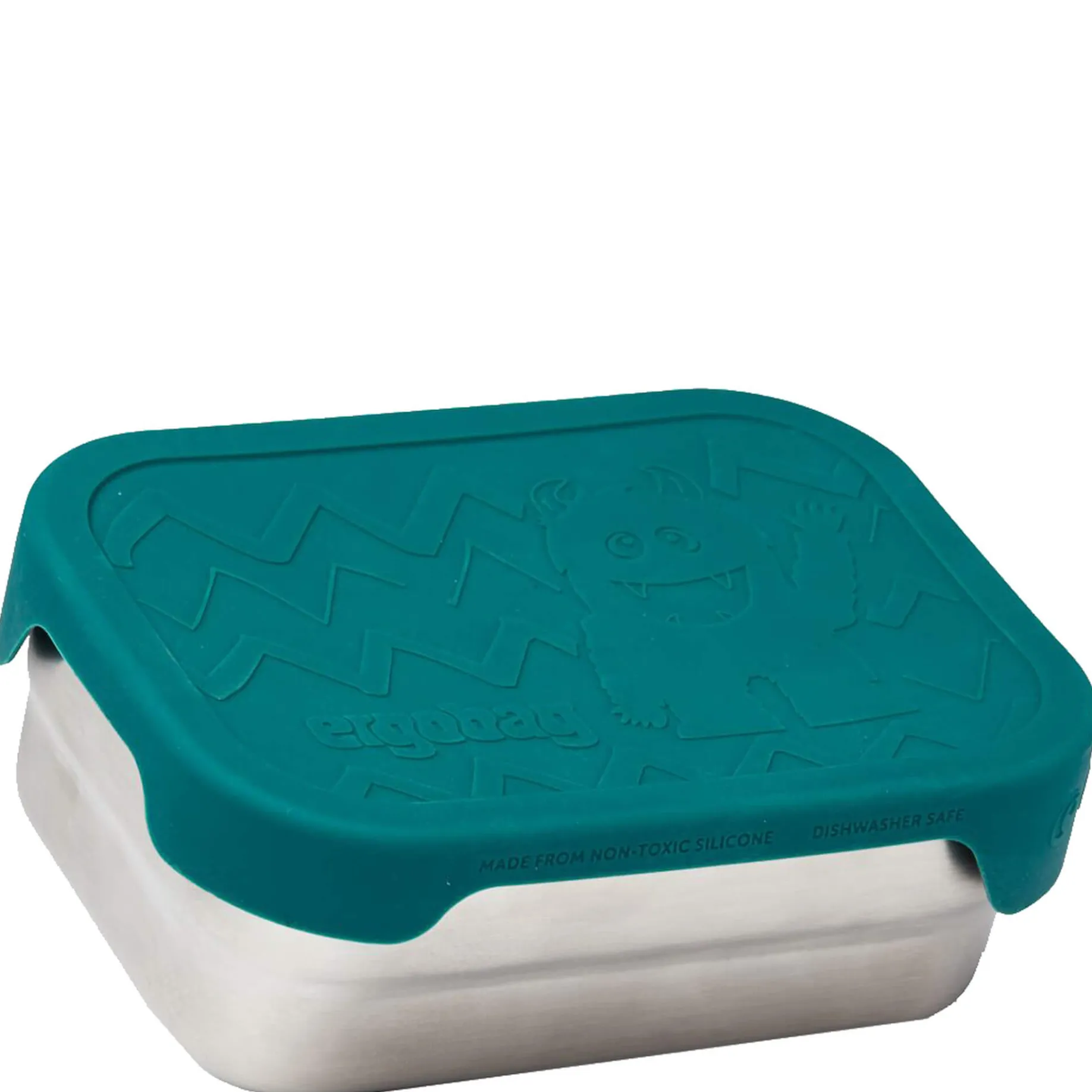 Zubehör - Brotzeitbox Edelstahl 2tlg. 16 cm (Monster)