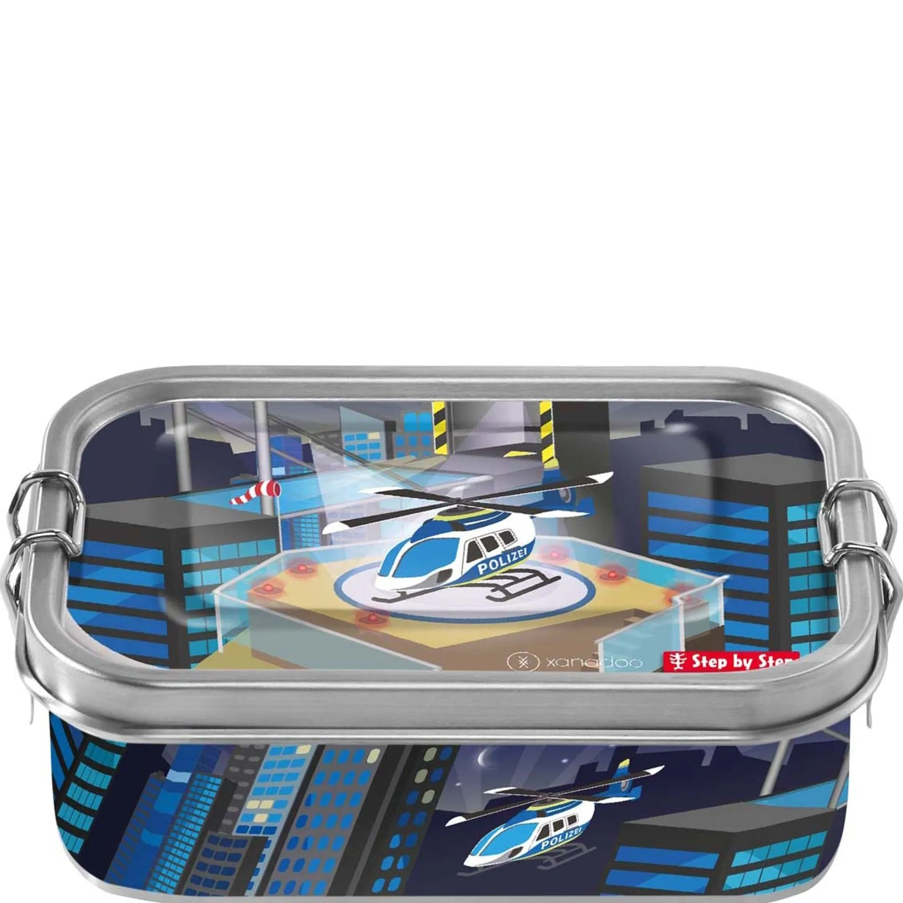 Zubehör Edelstahl - Lunchbox 17 cm (Helicopter Sam)