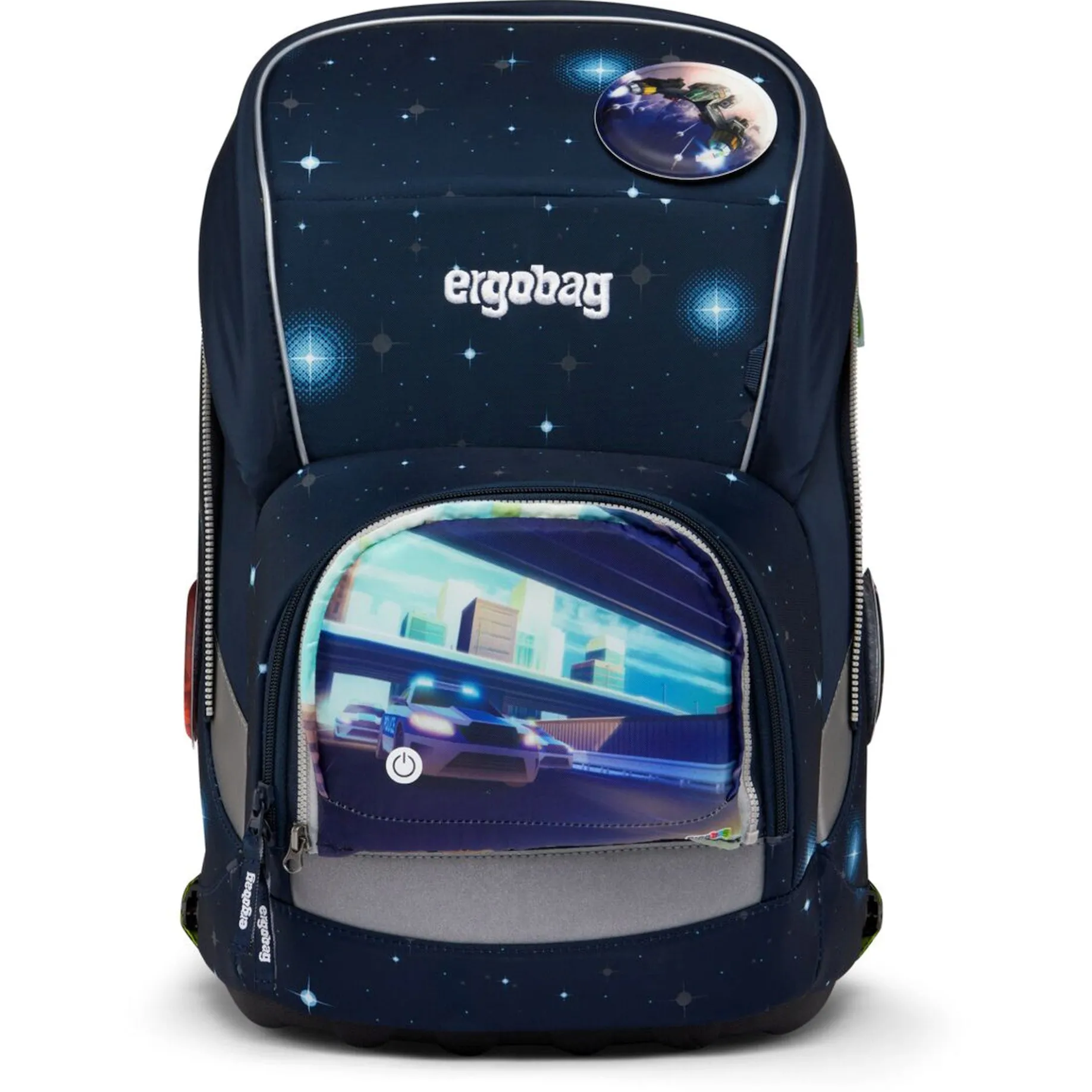 Zubehör Pack / Cubo / Cubo light Zippies "LED" - Zip Fronttasche (Polizei)