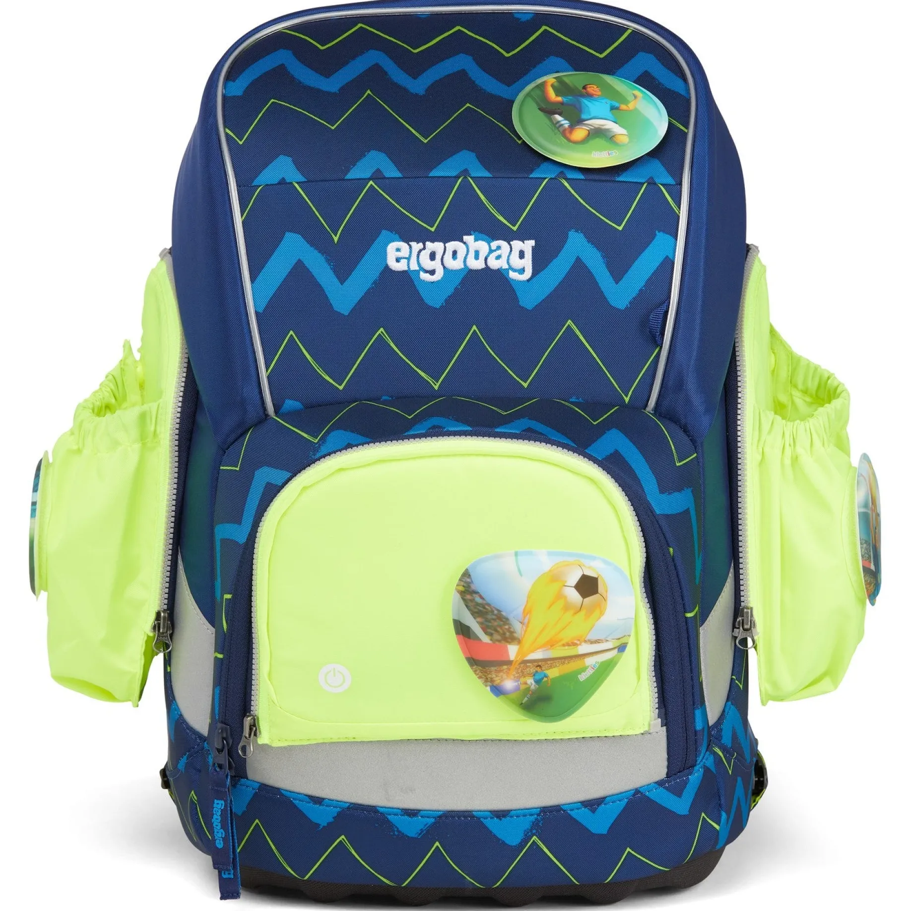 Zubehör Pack/Cubo/Cubo Light/Wide Fluo LED - Seitentaschen Zip-Set 3tlg. (gelb)