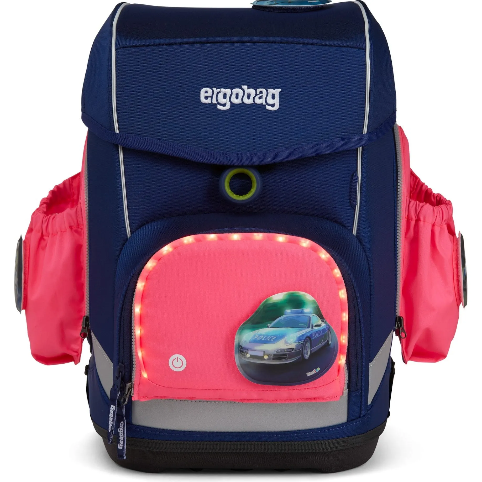 Zubehör Pack/Cubo/Cubo Light/Wide Fluo LED - Seitentaschen Zip-Set 3tlg. (pink)