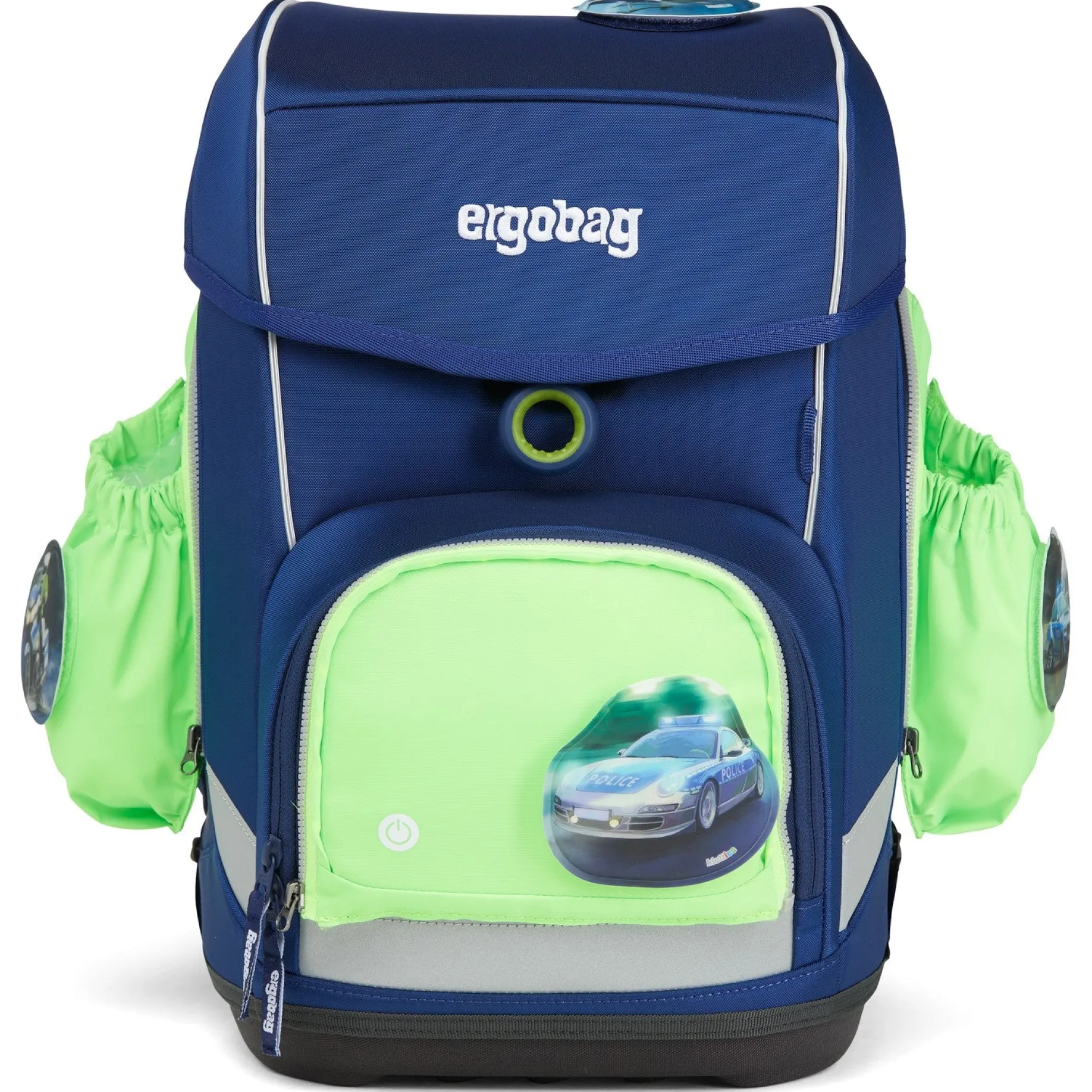 Zubehör Pack/Cubo/Cubo Light/Wide Fluo LED - Seitentaschen Zip-Set 3tlg. (grün)