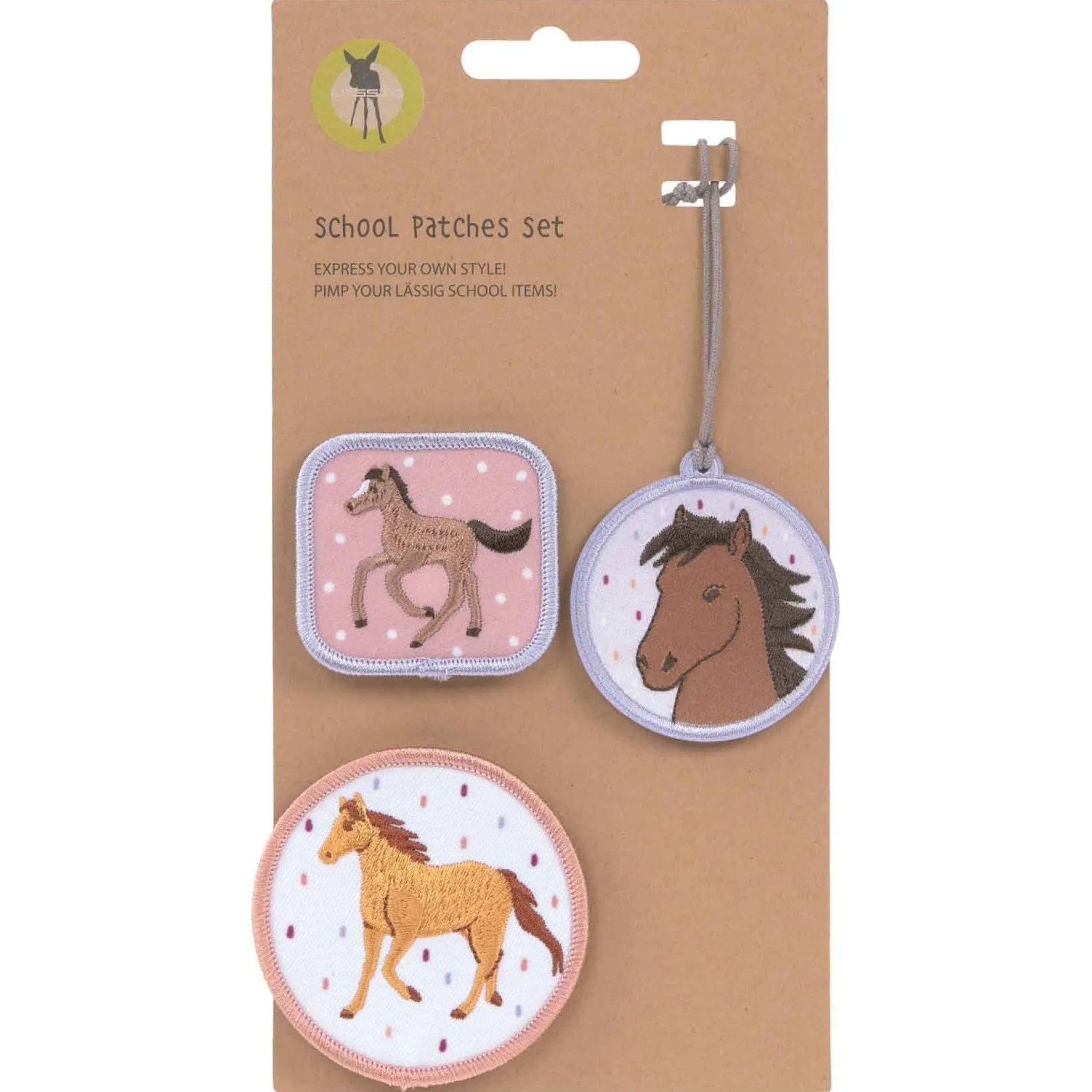 Zubehör School Patches Set - Anhänger/Patches (Horse)