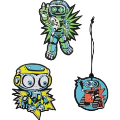 Zubehör Wechselbuttons 3tlg. (Blue Robot)